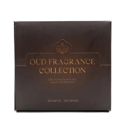 Unisex Oud Designer Fragrance Gift Set - 8 x 30ml EDP Inspired Fragrances - 240ml