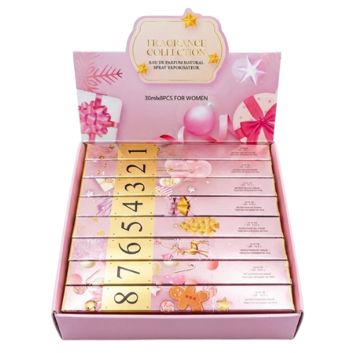 Ladies Christmas Perfume Gift Set - 8 x 30ml EDP Inspired Perfumes - 240ml