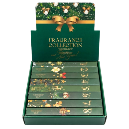 Men's Christmas Fragrance Gift Set - 8 x 30ml EDP Inspired Fragrances - 240ml