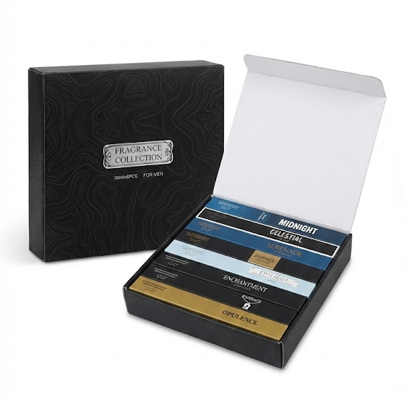 Men's Designer Fragrance Gift Set - 8 x 30ml EDP Inspired Fragrances - 240ml